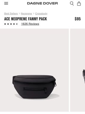Dagne Dover Ace Neoprene Fanny Pack